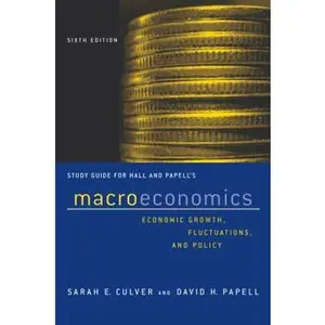USED-Macroeconomics, Study Guide: Economic Growth, Fluctuations, and Policy by Culver, Sarah (Paperback)