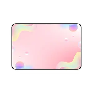 Pastel Bubble Gradient Desk Mat | Pink Gaming Mousepad