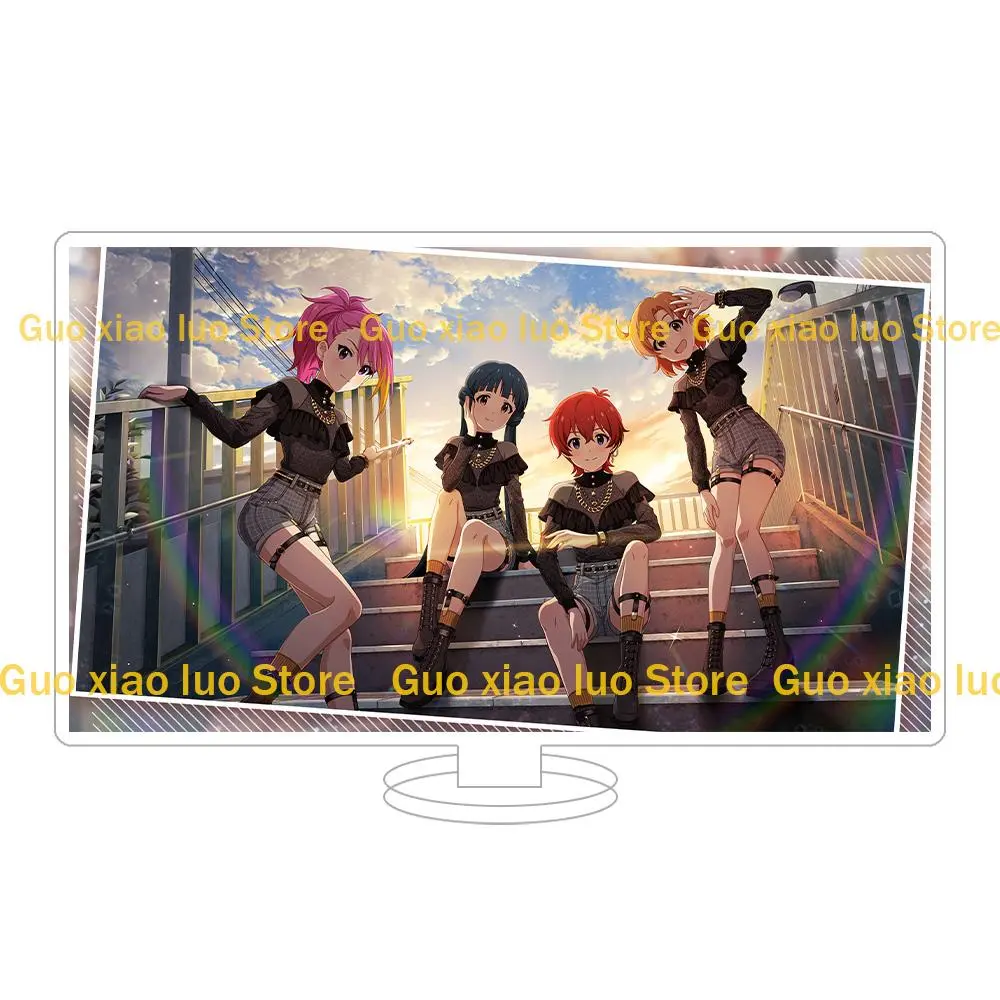 THE iDOLM@STER MILLION LIVE! THEATER DAYS Shizuka Mogami Tsumugi Shiraishi Julia Official poster Anime Figure Acrylic stand Toy