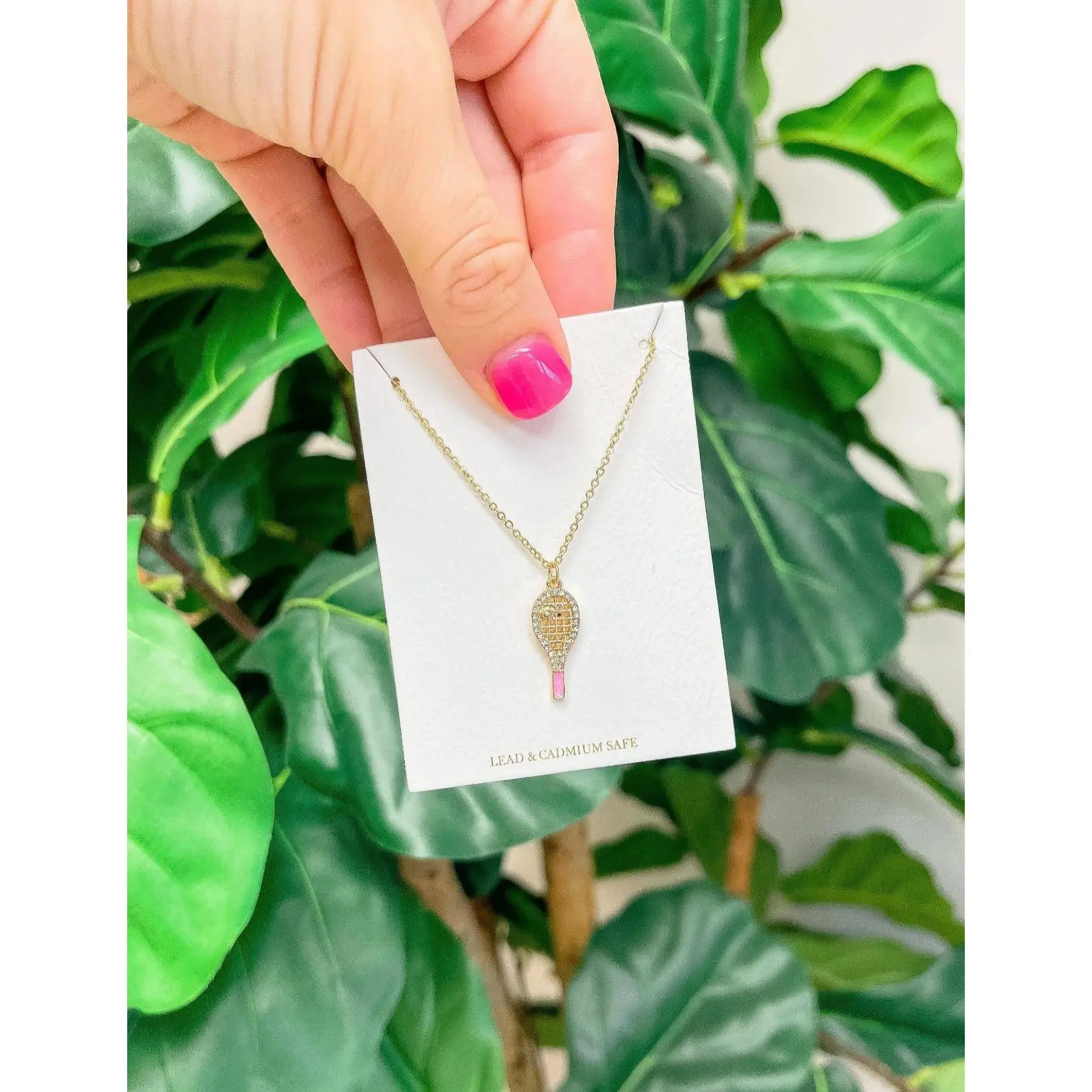 Tennis Pendant Necklace