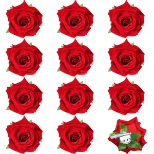 12Pcs/Set Bride Bridesmaid Women Hair Accessories for Party Festival,Wedding,2.8'' Rose Hair Clip Brooch,Elegant Flower Hairpin Brooch,Halloween Christmas Party,Father's Day Gift,Hand Tools Kits