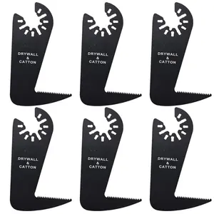 6 count Oscillating Tool  Drywall & Multi-Material  Universal Multitool Accessories Fit for  Makita &