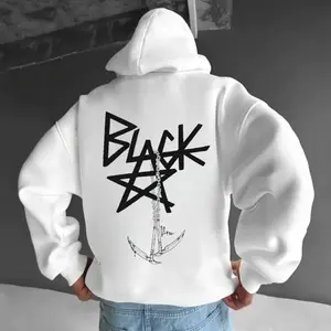 Blackstar X Chain Scythe - Soul Eater Hoodie Anime Hoodie, Black, Classic Design, Oversize Fit, 2025 Menswear, Sweatshirt Style