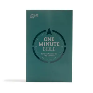 USED Book - CSB One Minute Bible: Scripture Portions for Daily Devotion by Csb Bibles by Holman (Paperback) - english