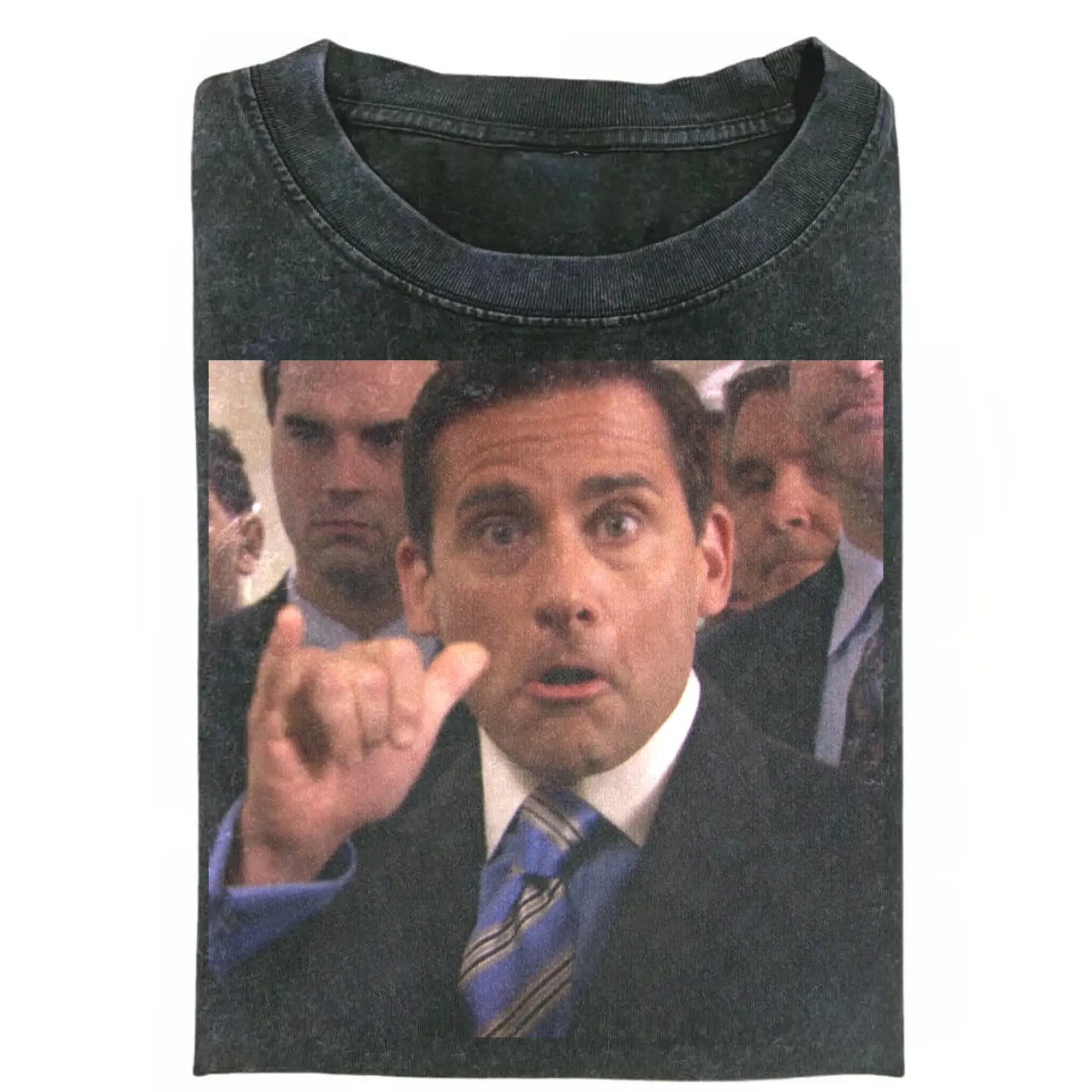 The Office Michael Scott Funny Vintage Shirts, Funny Steve Carell Face Meme Tee, Viral Office TV Show Moment Shirt, Comedy Reaction Graphic T-Shirt, Gift for Men, Gift for Women, Crew Neck T-shirt, Trending T-shirt