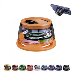 Mini speaker G300 Magnetic Bluetooth-compatible Speaker,Portable Wireless Speaker with Phone Holder, RGBFunction Speaker for Camping, Parties andComputer Desktop Use, Multifunctional Speaker, Audio,gift