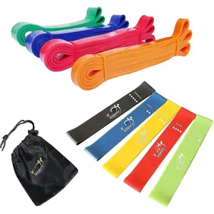 Resistance Bands and Pull Up Assist Bands Set (12 Pieces) - - Stretching Resistance Band - Mobility and Powerlifting Bands - Exercise Pull Up Bands