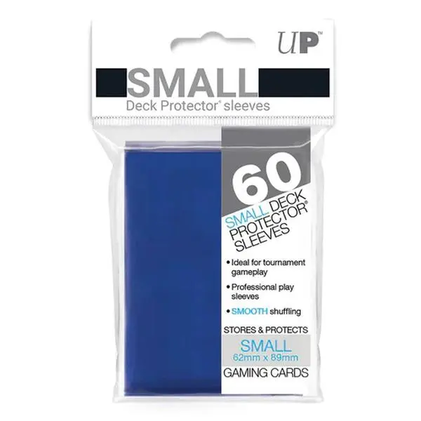 Ultra Pro Blue Small-Size Trading Card Deck Protectors - 60 Pack, 60 Sleeves