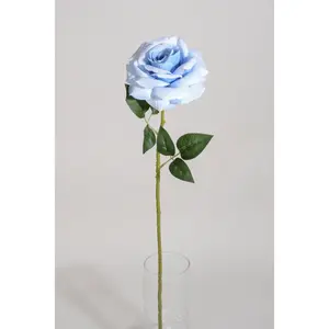 26" Silk Rose Spray Blue