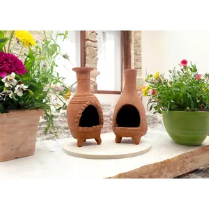 Mini Terracotta Chimney for Incense