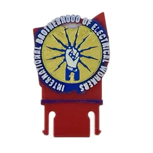 Ohio IBEW hard hat clip - High-Quality PLA, Versatile Design for Full Brim, Cap Style, and Bump Caps, Easy to Install