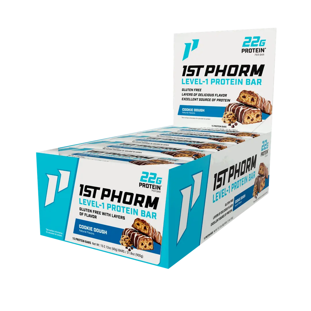 1st Phorm Level-1 Bar (15ct) | High-Quality Protein Bars 1st Phorm Level-1 Bar (15ct) | High-Quality Protein Bars