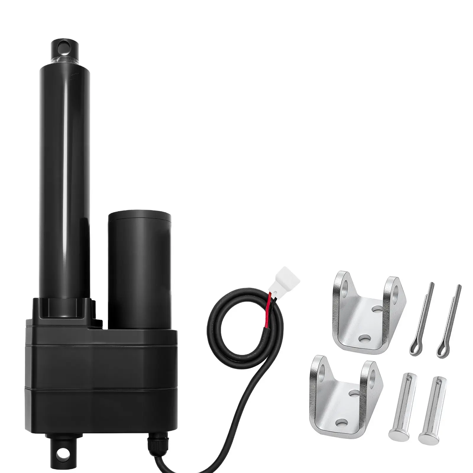 12V Linear Actuator, 6 Inch Ultra Heavy-Duty 2023lbs/9000N Linear Motion Actuator, IP65 Waterproof 0.2"/s with Mounting Brackets for Industrial Machinery Vessels, Heavy Lifting Systems