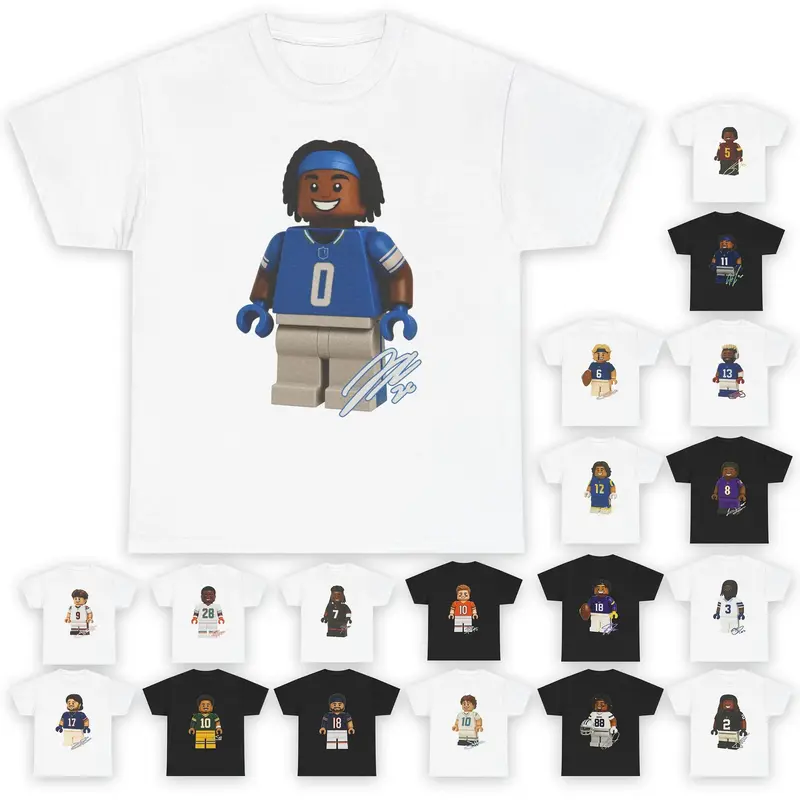 Men's Casual Crew Neck Breathable Minimalist Mini Football Printed Graphic T-Shirt Top, Menswear Essential