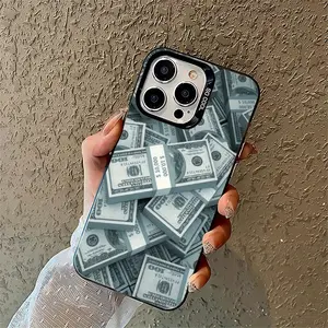 Stylish and minimalist banknote stack pattern phone case, compatible with iPhone 17 16 15 14 13 12 11 PRO MAX PLUS,AIR Xs Max.It's shockproof, durable, and lightweight, offering a bare-feel design.Made with high-quality materials, it's a perfect gift