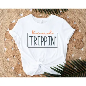 Women's travel and adventure Graphic T-Shirt - Short Sleeve Crew Neck Regular Fit Casual Wear | Soft & Breathable Fabric, Durable Print, Everyday Comfort, Machine Washable, casual and summery with tropical elements relaxed outdoor or vacation setting with