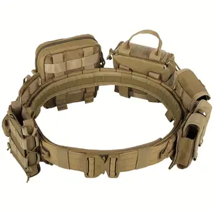 8-In-1 Multi-Functional Hunting Waist Bag & Belt - Made of 1000D Durable Polyester, Metal Snake Buckle Design, Detachable & Adjustable