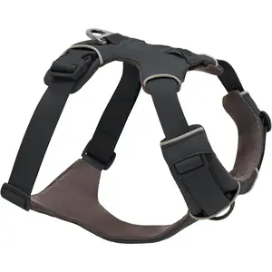 Front Range Dog Harness, Reflective and Padded, No Pull Harness for Training and Everyday, Basalt Gray, Medium
