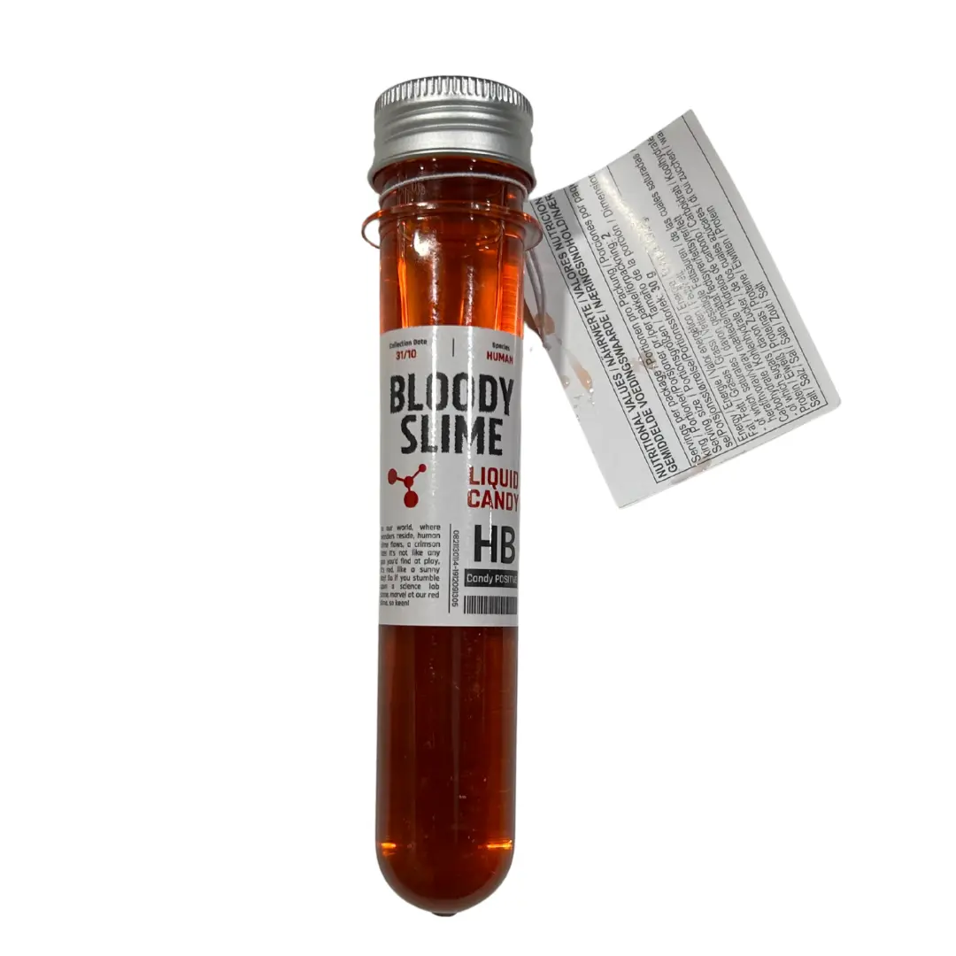 Bloody Slime Halloween Candy - Cherry Berry - 1 Tube - Swedish Candy  Sweet Snack Bonbon
