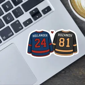 Heated rivalry inspiration Sticker, Ilya Rozanov sticker, heated rivalry sticker, Shane Hollander sticker, Shane Hollander, game changers series