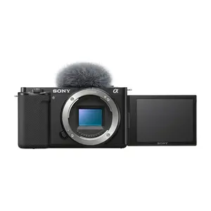 Sony Alpha ZV-E10 APS-C Interchangeable Lens Mirrorless Vlog Camera with 16-50mm Lens (Black)