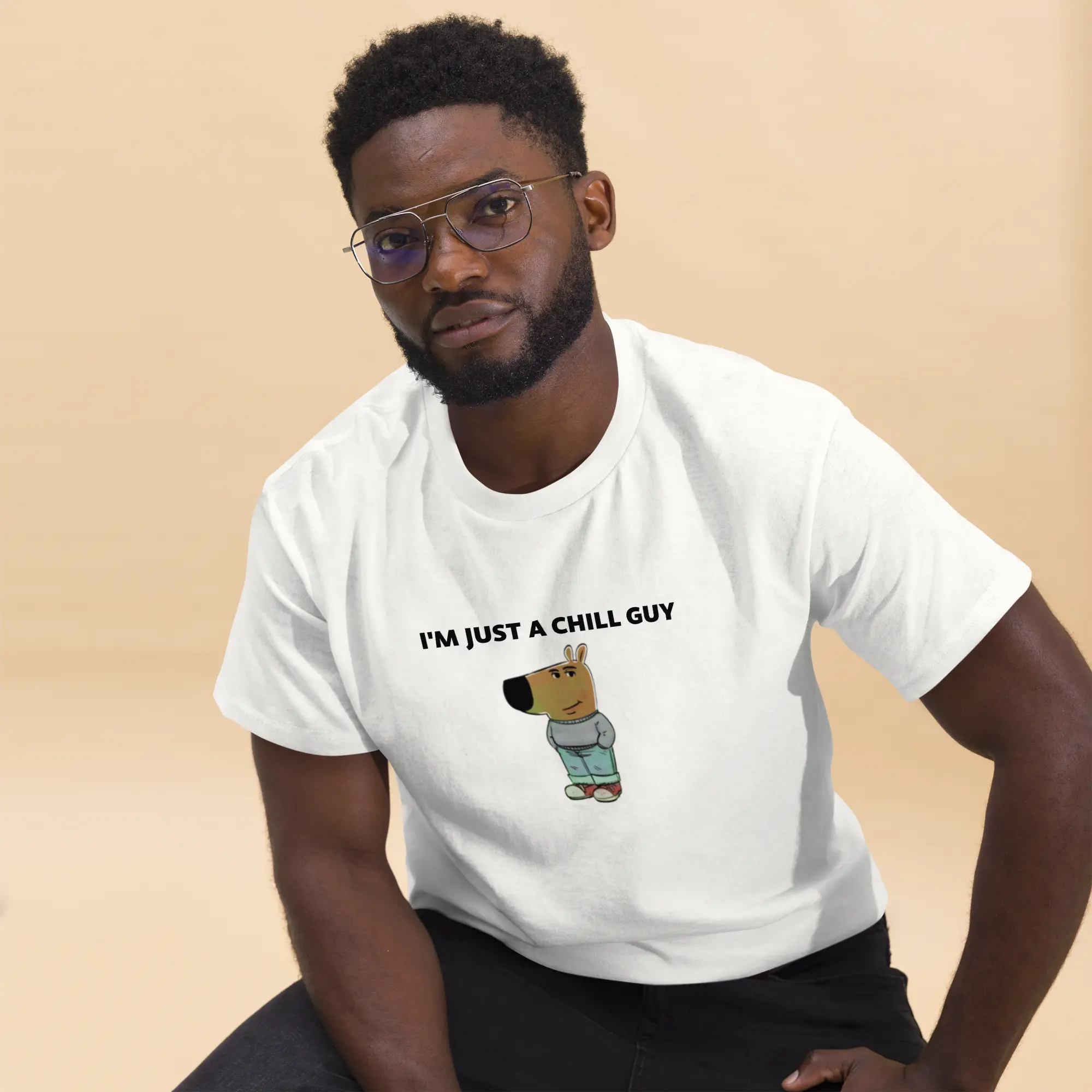 I'm Just a Chill Guy Unisex Cotton T-shirt - TikTok Shop