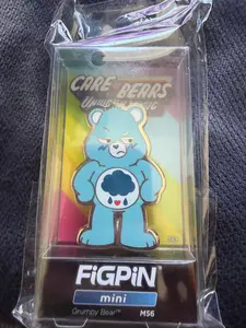 Grumpy Bear FiGPiN Mini #M56 - Care Bears Unlock the Magic