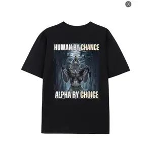 Fierce Werewolf Alpha T Shirt Featuring Dark Forest Battle Scene