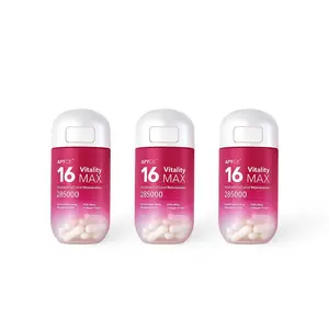 APYCII Vitality MAX 285000 – Advanced 6-in-1 Cellular Support Formula | Collagen, Ergothioneine, Glutathione, Vitamin E, PQQ & CoQ10