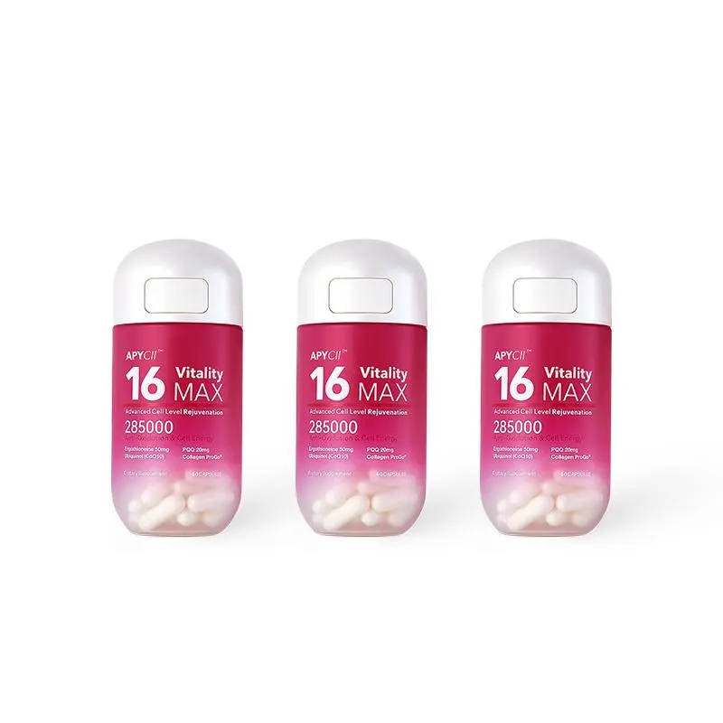 APYCII Vitality MAX: Advanced 6-in-1 Cellular Support with Collagen,  Glutathione & PQQ for Peak Energy & Defense - TikTok Shop