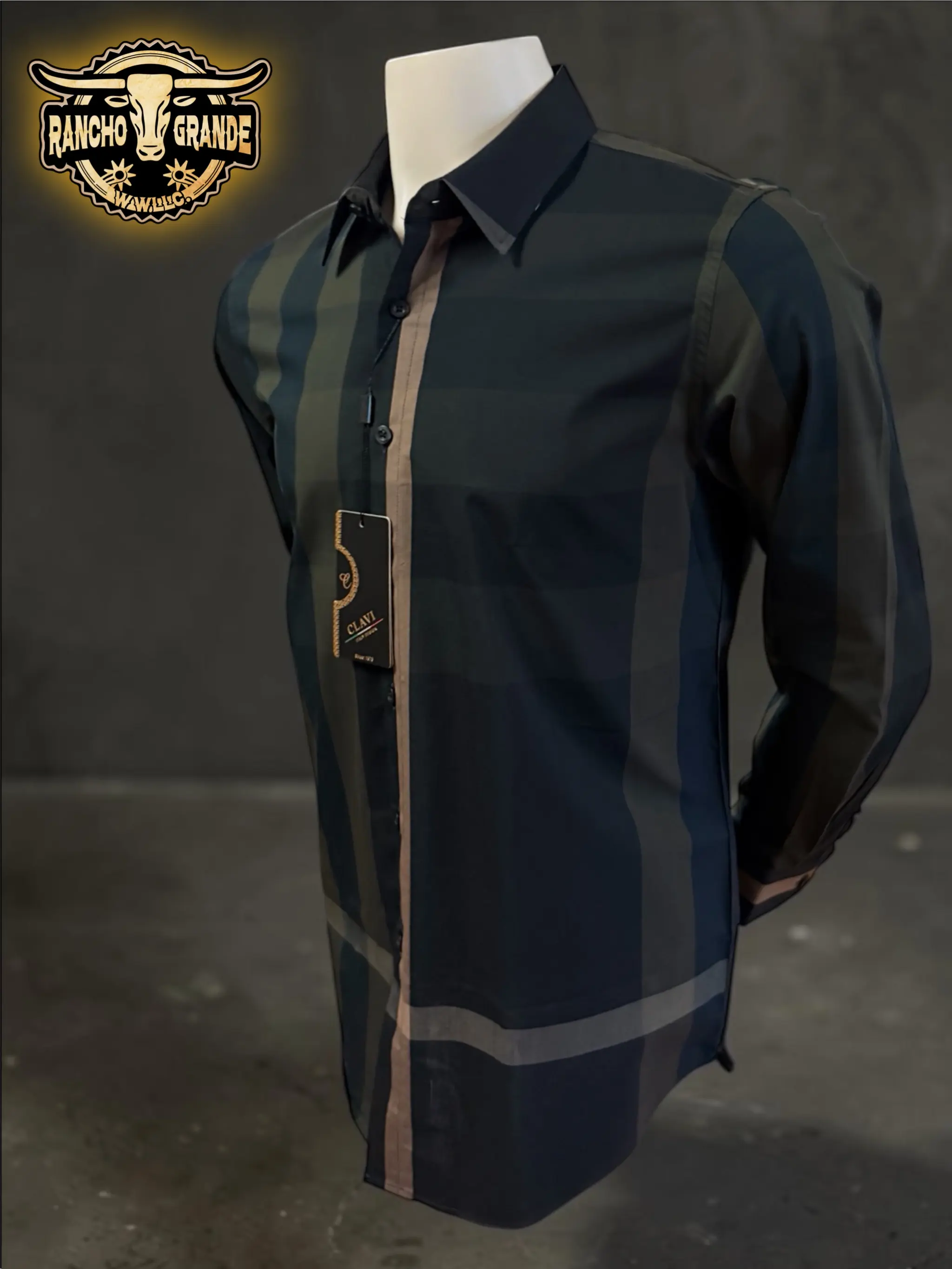 Men's Long Sleeve Shirt / Camisa para Hombre Manga Larga