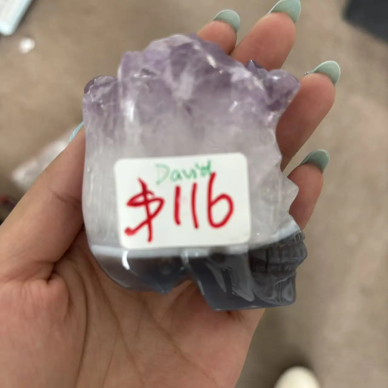 Skullis Hand Carved Skull, Realistic Healing Natural Crystal Decorations, Jewelry Accessories & Derivatives, Mystic Aesthetic