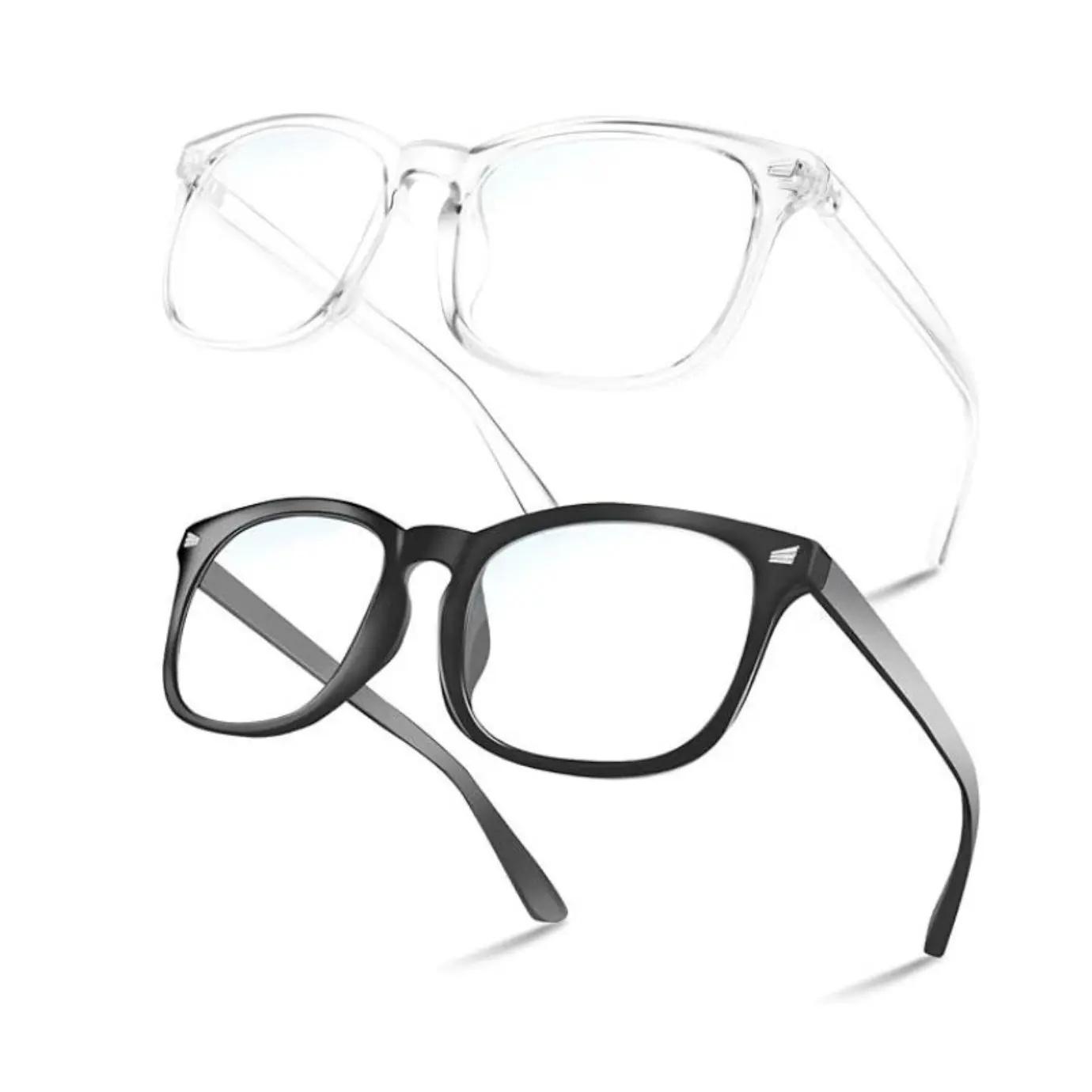 Blue Light Blocking Glasses, Computer Gaming Eyewear with Anti Reflective Polycarbonate HD Lenses, Durable Fashion Frames, Lightweight Unisex Design, Eye Protection Accessories for Work, Office, TV Viewing and Daily Digital Life