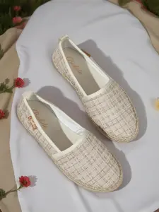 Women's Fashionable Patchwork Design Slip on Espadrilles, Slip on Style, Casual Comfortable Fashionable Shoes for Daily Wear, Lightweight Breathable Shoes for Women, Girl