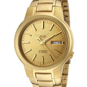 Seiko 5 Gold Automatic 21 Jewels Men's Stainless Steel Watch