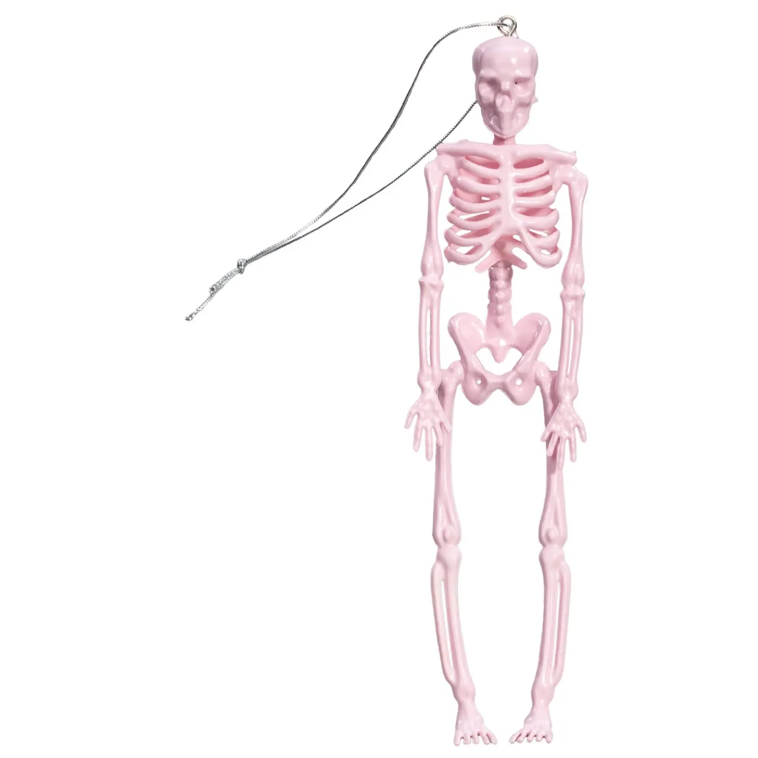 Pink Skeleton Funny Christmas Tree Holiday Ornament