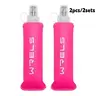 Portable Silicone Sippy Cup Set, Multi-Specification Soft Water Bottle, Camping Cycling Running Drinking Straw, Drop-Resistant, Sports Drinkware