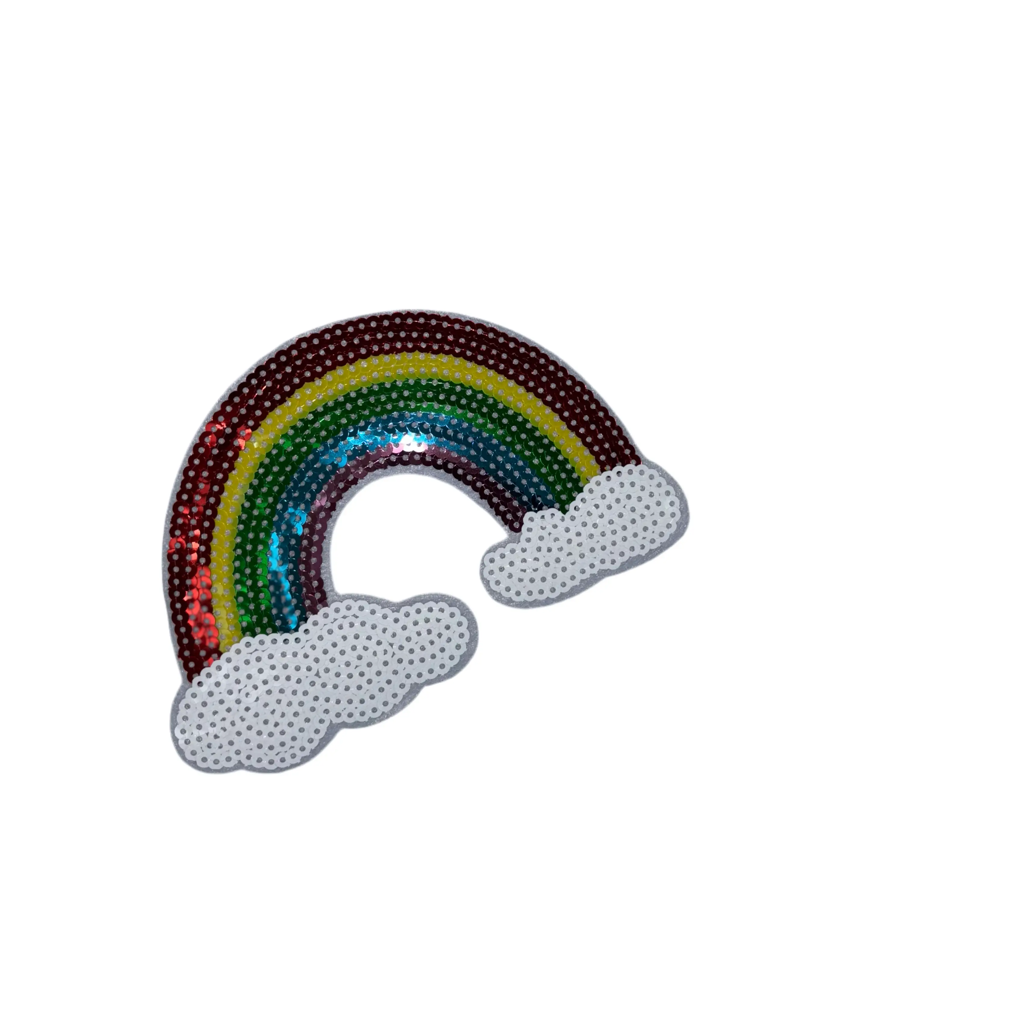 Rainbow sequin iron on patch