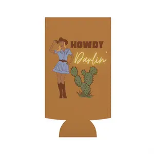 BIG Loop BIG Money - Team Roping - Slim Can Cooler Turquoise