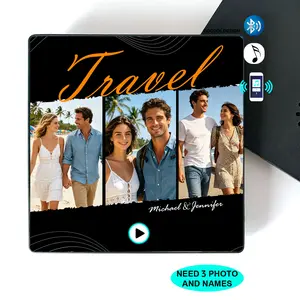 {anniversary gift for him}Personalized Photo Fridge Magnet with Bluetooth  Custom Dog Cat Album Magnet Frame | Gifts for  Boyfriend, Birthday Gifts for BF, Graduation Leis, Teacher Gifts, Teen Girl Gifts, Anniversary Gift, Unique Music Home Decor