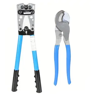 Cable Patch Crimping Tool with Cable Cutter, Wire Cutter, Hand Tools for Cable Cutting and Crimping