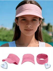 Unisex Open-Top Running Visor Cap | Breathable Sun Protection Sports Hat | Lightweight Quick-Dry Sun Visor