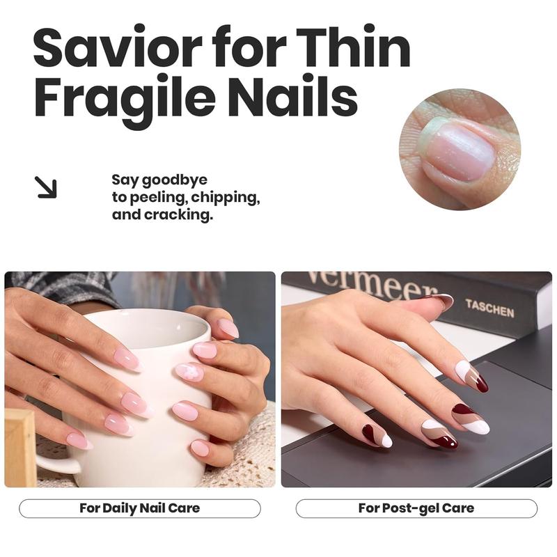 Beetles Brown Color Nail Polish Set,No UV lamp needed,Long Lasting & Quick Dry,Clear for Women,Nails Art,Nails at home,Manicure Beauty Products Pigment Translucent Salon Daily Gift Cutics Cosmetic #TikTokShopBacktoSchool