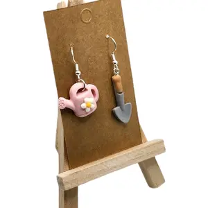 I Love Gardening Earrings - Durable Hook Earrings with Simple Design Featuring Watering Can and Trowel Motifs