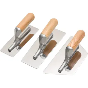 Polished Stainless Steel Venetian Plaster Trowel Set 3 count Plastering Finishing Hand Tools Polished Stainless Steel Venetian Plaster Trowel Set 3 count Plastering Finishing Hand Tools