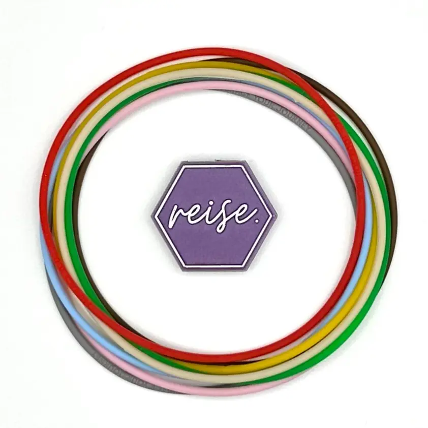 “No Place Like Home” / Silicone Stacking Bracelets / Moments Collection Stack