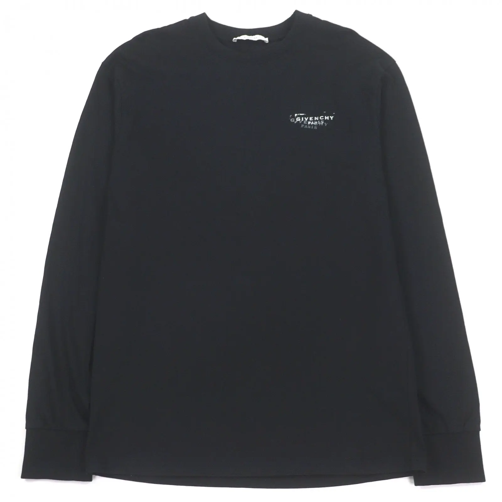 Pre-owned GIVENCHY Cotton Small Leather Goods Long Sleeve T Shirt