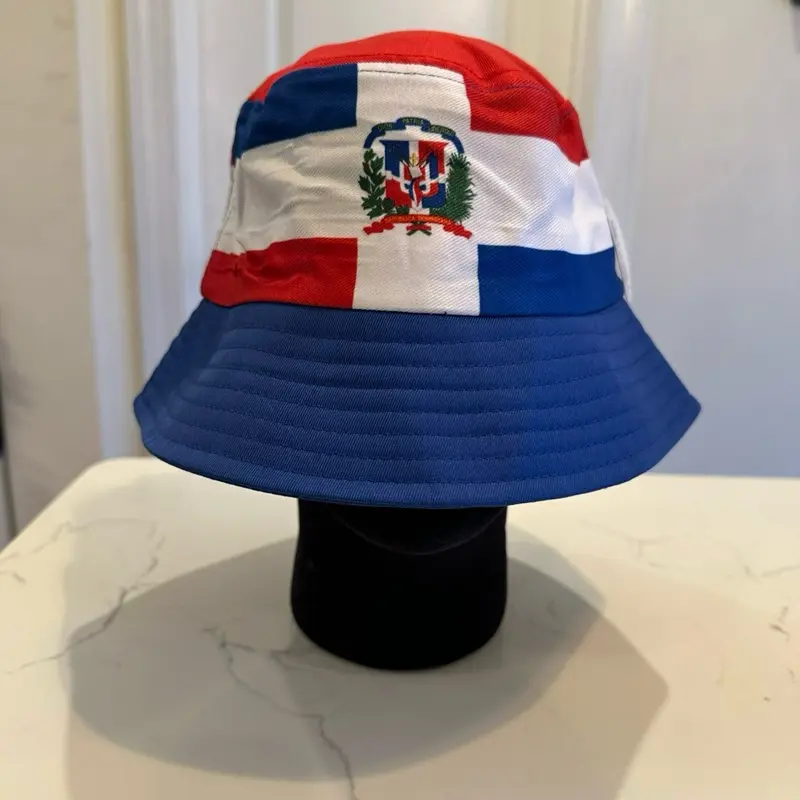 Dominican Republic Bucket Hat Adult fits all Dominican Republic Bucket Hat Adult fits all