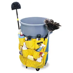 212 MAIN Brute Elasticized Cleaning Bucket Container - Reptile & Amphibian Pet Supplies Caddy Bag (Yellow, Model Rcp-264200YW)