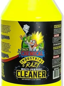 Crazy Chemical Industrial Multi-Purpose Cleaner 1 US Gal 128 oz Versatile Cleaning Solution for Various Surfaces Easy to Use Reliable for Indoor & Outdoor Use